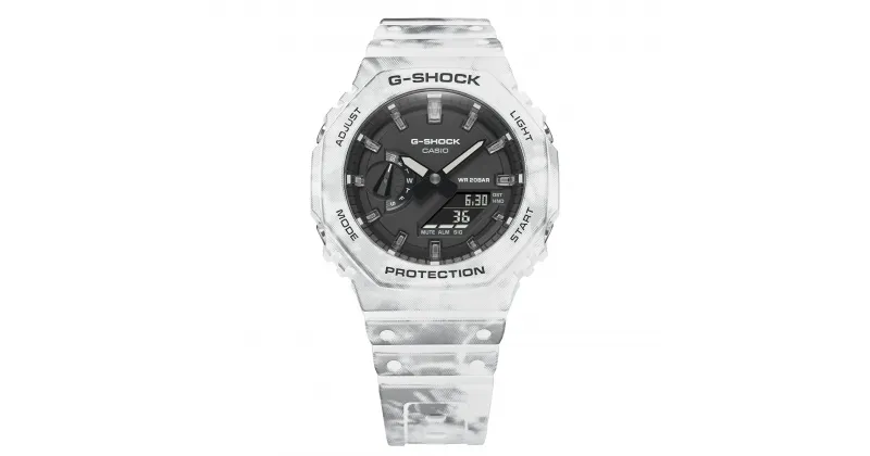 【ふるさと納税】 カシオ 腕時計 G-SHOCK GAE-2100GC-7AJR Casio gshock gショック 時計 メンズ メンズライク レディース マニッシュバンド と ベゼル の 交換 が 可能 薄型 八角形 誕生日 プレゼント 贈りもの 贈り物 贈答 ギフト 記念日 お祝い 防水 松村時計店