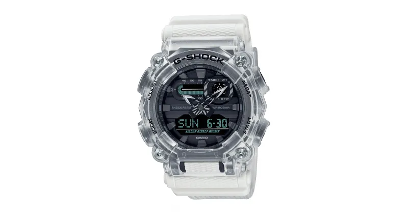 【ふるさと納税】 カシオ G-SHOCK　GA-900SKL-7AJF 腕時計 メンズ Casio gshock gショック Gショック 時計 耐衝撃構造 メンズ ライク レディース CASIO アウトドア カジュアル 白 タフネスウォッチ プレゼント 贈り物 誕生日 記念日 に！ 松村時計店