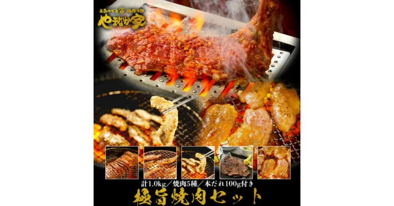 【ふるさと納税】極旨焼肉セット1kg 【やまなか家】焼肉 牛肉 冷凍 BBQ アウトドア パーティー お祝い ガッツリ ハラミ ステーキ セセリ 豚トロ 赤身 カルビ 母の日 父の日 お中元 お土産 贈り物 ご贈答 KYフーズ （K3-013）