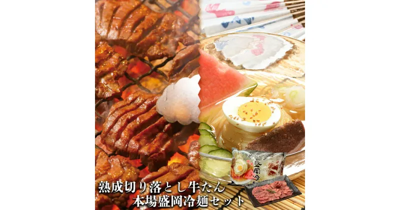 【ふるさと納税】熟成牛たん・本場盛岡冷麺セット 【やまなか家】焼肉 牛肉 冷凍 BBQ アウトドア パーティー お祝い ガッツリ 母の日 父の日 お中元 お土産 贈り物 ご贈答 KYフーズ （K6-044）