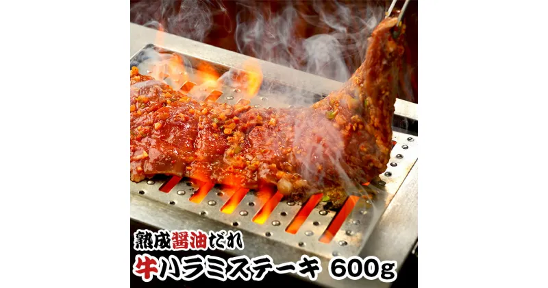 【ふるさと納税】プレミアム 極厚 ハラミステーキ【熟成醤油だれ】600g 焼肉 やまなか家 牛肉 冷凍 BBQ アウトドア パーティー お祝い ガッツリ 母の日 父の日 お中元 お土産 贈り物 ご贈答 KYフーズ (K2-026)