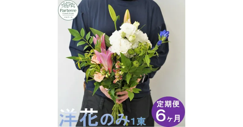 【ふるさと納税】 【定期便 / 6ヶ月】花 お供えのお花 洋花のみ使用 1束 生花 枕花 法事 初七日 四十九日 百か日 一周忌 三回忌 三十三回忌 命日 秋彼岸 春彼岸 正月 おしゃれ 花 工房 パルテール