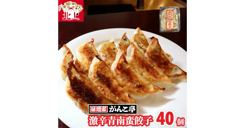 【ふるさと納税】味噌屋がんこ亭 手作り 激辛青南蛮餃子 40個 ラーメン 店 が 作る 激辛 青南蛮 ギョーザ ぎょうざ 年末年始 パーティ ご当地 ギフト お土産 プレゼント お歳暮 おつまみ 惣菜 おかず 冷凍