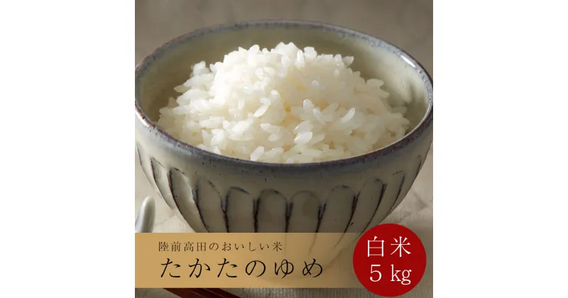 【ふるさと納税】米 5kg 令和6年産 新米 たかたのゆめ 白米 〈 お米 地域 オリジナル ブランド ご飯 お弁当 おにぎり おむすび 備蓄 非常食 長期保存 ひとめぼれ あきたこまち 健康 人気 おすすめ ギフト プレゼント 贈答品 アウトドア キャンプ 岩手 陸前高田 〉