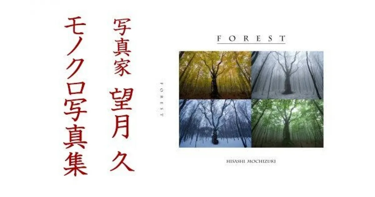 【ふるさと納税】 写真家 望月久 モノクロ写真集 「FOREST」～安比高原・八幡平～ ／ 写真 写真集 モノクロ モノクロ写真 安比 安比高原 八幡平 樹氷 森 自然 雪 オンデマンド印刷 オリジナル プロ プロカメラマン 作品 作品集 景色 風景 雪景色 岩手県 八幡平市 送料無料