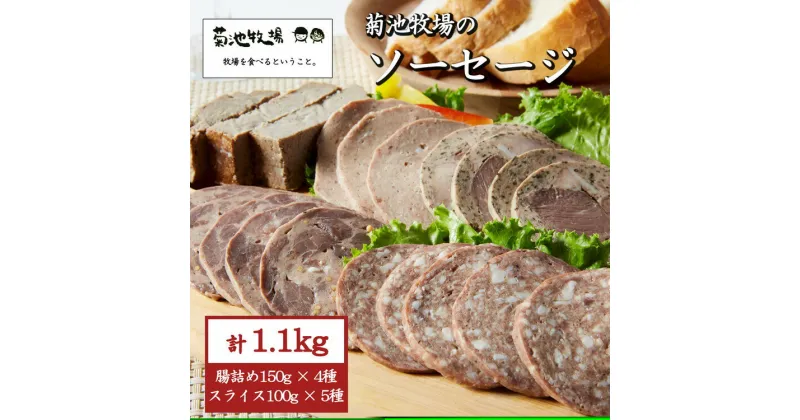 【ふるさと納税】岩手町「菊池牧場のソーセージ」 詰め合わせ 1.1kg ソーセージ 牛肉 豚肉 セット おかず つまみ ギフト 贈り物 お中元 お歳暮 肉 お肉 ※離島への配送不可