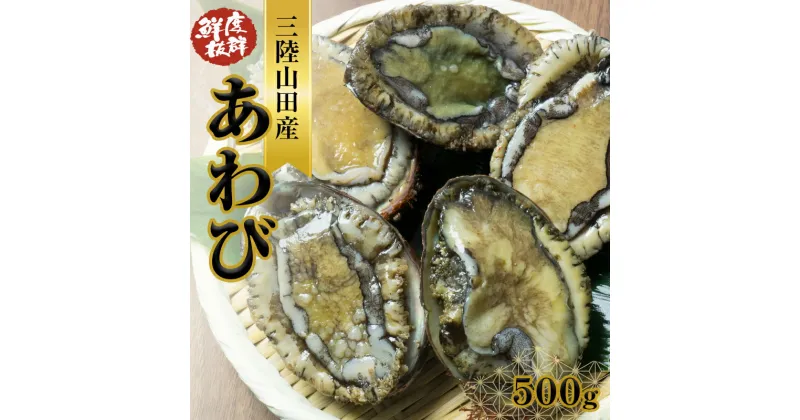 【ふるさと納税】三陸山田産 川秀の冷凍鮑 500g 三陸山田 山田町 あわび エゾアワビ 三陸産アワビ 海産品 刺身 ステーキ YD-445