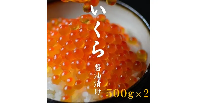 【ふるさと納税】いくら イクラ 三陸産 いくら醤油漬け(鮭卵) 3特 500g×2（1kg） 岩手県産 国産 醤油漬け 魚介 魚卵 海鮮 海鮮食品 冷凍 ふるさと ふるさと納税 故郷 冷凍