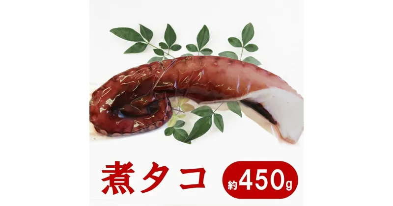 【ふるさと納税】 たこ タコ 噛めば噛むほど美味しいたこ！三陸水産 煮タコ 1パック （約450g） たこ刺身 たこ焼き タコ飯