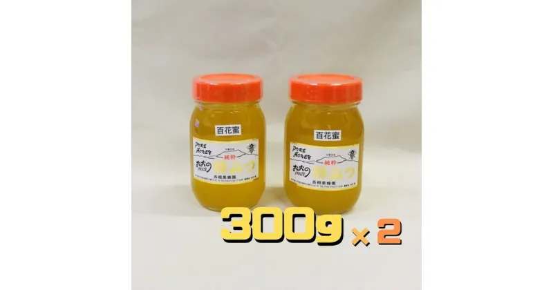 【ふるさと納税】 大野産百花はちみつ300g×2本