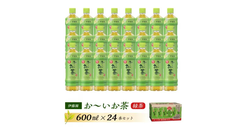 【ふるさと納税】伊藤園 おーいお茶 緑茶 600ml×24本【お～いお茶 ケース 送料無料 ソフトドリンク まとめ買い 常備 備蓄】 | お茶 旨み 渋み うまみ スッキリ 日本茶 国産 おいしい 飲みきり お手軽 お徳用 お出掛け ペットボトル 箱買い