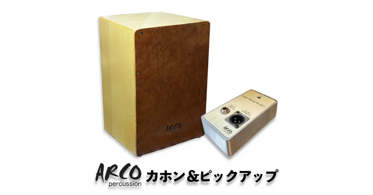 【ふるさと納税】 楽器 ARCO カホン ピックアップ セット SN35B PU4C2 国産 アルコ 宮城県 石巻市