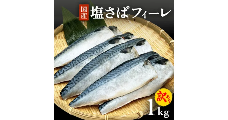 【ふるさと納税】訳あり 塩サバフィーレ1kg（10枚前後） 鯖 冷凍 不揃い 魚 お魚 おかず お弁当 美味しい 簡単調理