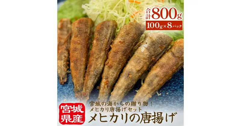 【ふるさと納税】メヒカリの唐揚げ 冷凍 目光 下処理済 揚げ物 海鮮 魚介 おかず おつまみ 簡単調理 小分け 酒の肴 晩酌 美味しい