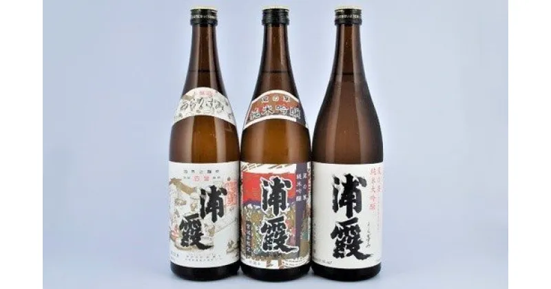 【ふるさと納税】 相原酒店 浦霞4合瓶 3本セット