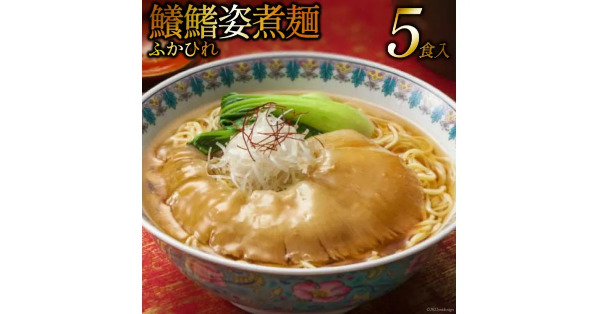 【ふるさと納税】鱶鰭姿煮麺 5食入れ [石渡商店 宮城県 気仙沼市 20563855] 感想