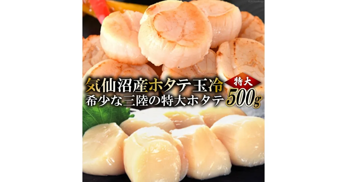 【ふるさと納税】生産者支援 三陸・気仙沼産ホタテ玉冷 500g [マルフジ 宮城県 気仙沼市 20564178] ホタテ ほたて 帆立 冷凍 貝柱 海鮮 支援 応援 感想