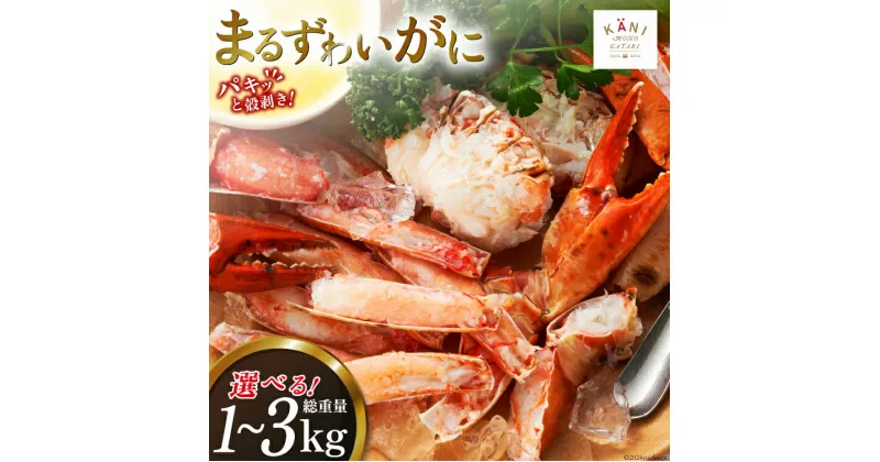 【ふるさと納税】大人気！リピーター続出 まるずわいがに 肩脚肉 【内容量が選べる】[カネダイ 宮城県 気仙沼市 20564327] かに カニ かに物語 まるズワイガニ 丸ずわいがに マルズワイガニ 蟹 ずわい 魚介 魚介類 1kg 2kg 3kg 感想