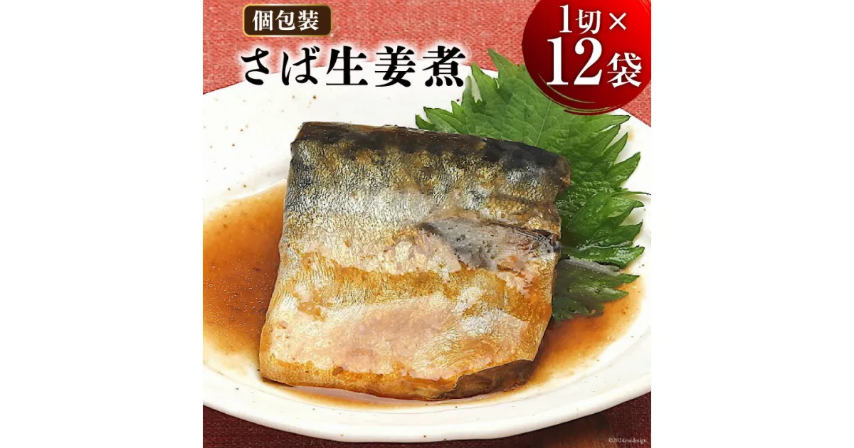 【ふるさと納税】さば生姜煮 1切入×12袋 [気仙沼市物産振興協会 宮城県 気仙沼市 20563296] 魚 鯖 サバ 煮魚 さかな 個包装 小分け さば