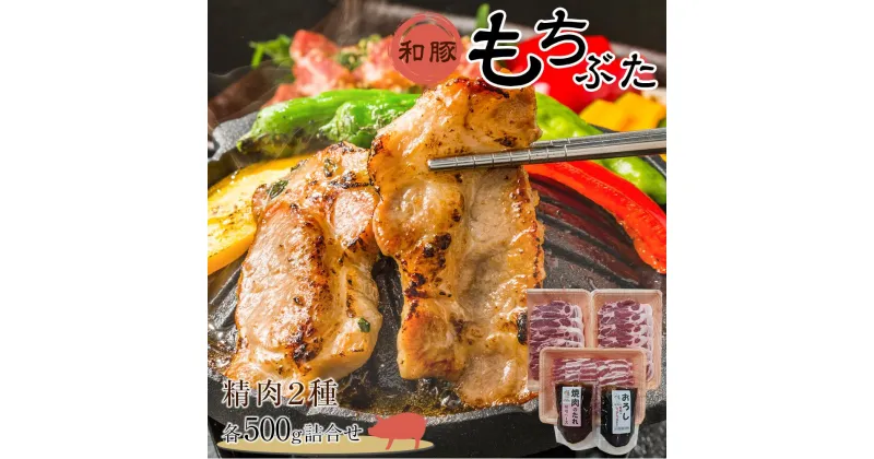 【ふるさと納税】豚肉 和豚もちぶた 精肉2種各500g詰合せ ( 肩ロース ソテー用130g × 5枚 & 肩ロース 焼き肉用500g × バラ 焼き肉用500g ) | 肉 お肉 にく 食品 宮城県産 人気 おすすめ 送料無料 ギフト セット