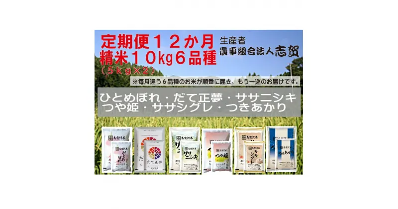 【ふるさと納税】食べ比べ！【12ヶ月定期便】宮城県岩沼市産のお米 10kg サブスク　　定期便・岩沼市