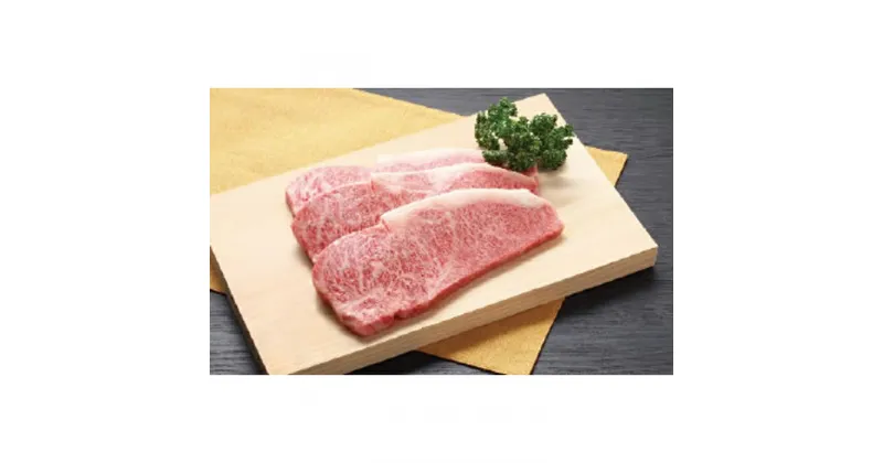 【ふるさと納税】牛肉 登米産 仙台牛 サーロインステーキ 約600g ( 約200g × 3枚 ) 宮城県 登米市産