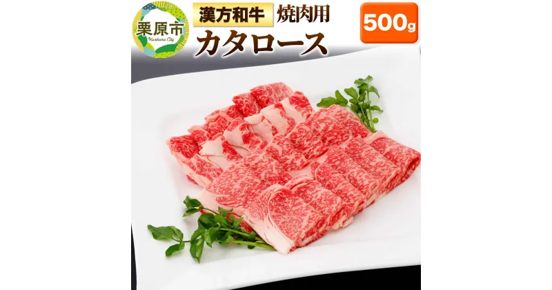 【ふるさと納税】漢方和牛カタロース 焼肉用 500g 肩ロース やきにく BBQ 焼き肉 バーベキュー