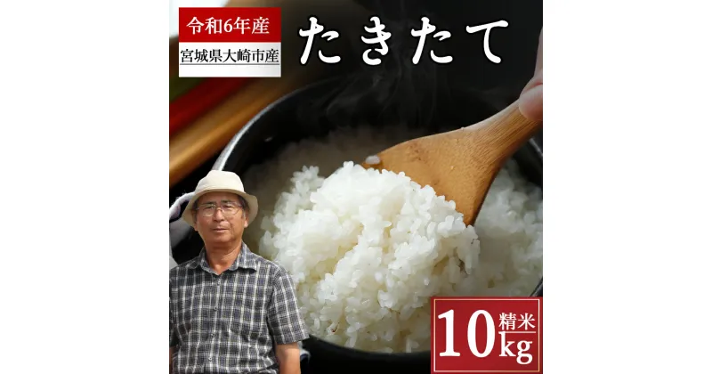 【ふるさと納税】《精米》宮城県大崎市産 たきたて10kg【2024年産】