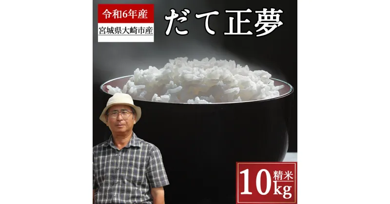 【ふるさと納税】《精米》宮城県大崎市産 だて正夢10kg【2024年産】