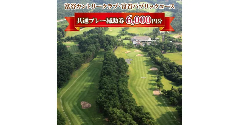 【ふるさと納税】富谷カントリークラブ・富谷パブリックコース 共通プレー補助券 6,000円分(1,000円券×6枚) [0077] 東北 宮城 仙台 富谷 ゴルフ場 チケット クーポン