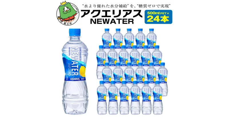 【ふるさと納税】アクエリアスNEWATER　500ml×24本　【04301-0530】