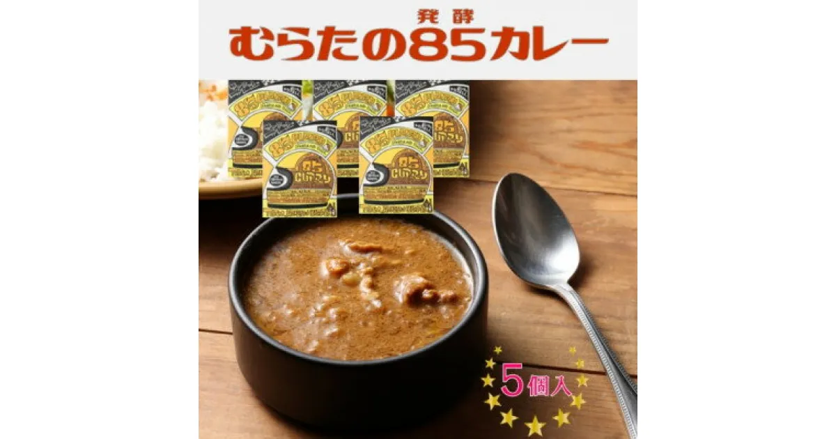 【ふるさと納税】むらた85(発酵)カレーセット(200g×5個)【1422787】