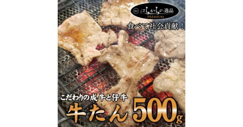 【ふるさと納税】大人気製品シリーズをお求めやすく!はらからの逸品　牛たん　500g　安心の人気製品!【配送不可地域：離島】【1358593】