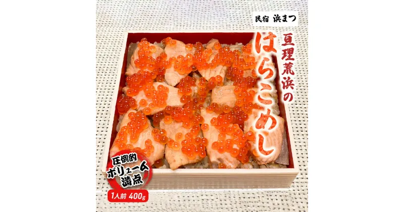 【ふるさと納税】亘理荒浜のはらこめし1人前（400g）　 加工食品 惣菜 和食 魚介 ボリューム満点 鮭のはらこめし 和食 ご飯もの お祝い おもてなし